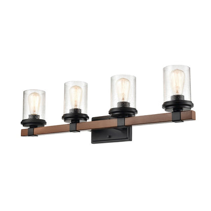 Bathroom Vanity Light, Matte Black