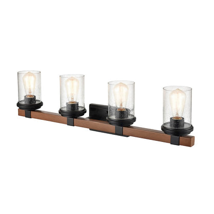 Bathroom Vanity Light, Matte Black
