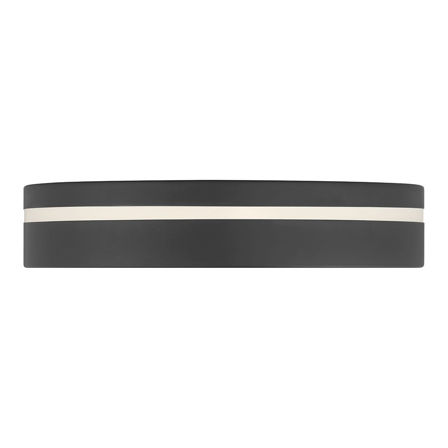 Millennium Lighting Soltra Light Flush Mount, Matte Black