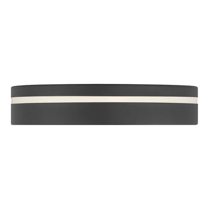 Millennium Lighting Soltra Light Flush Mount, Matte Black