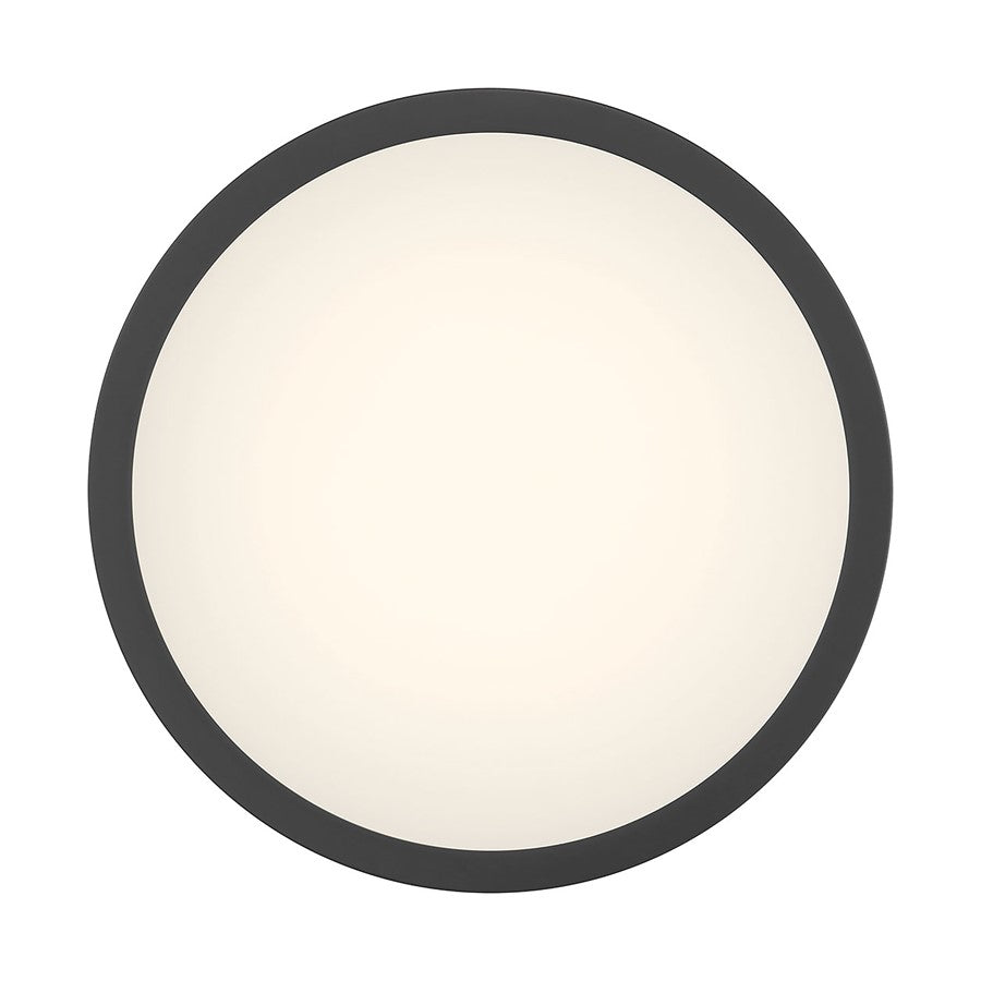 Millennium Lighting Soltra Light Flush Mount, Matte Black