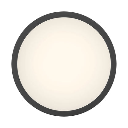 Millennium Lighting Soltra Light Flush Mount, Matte Black