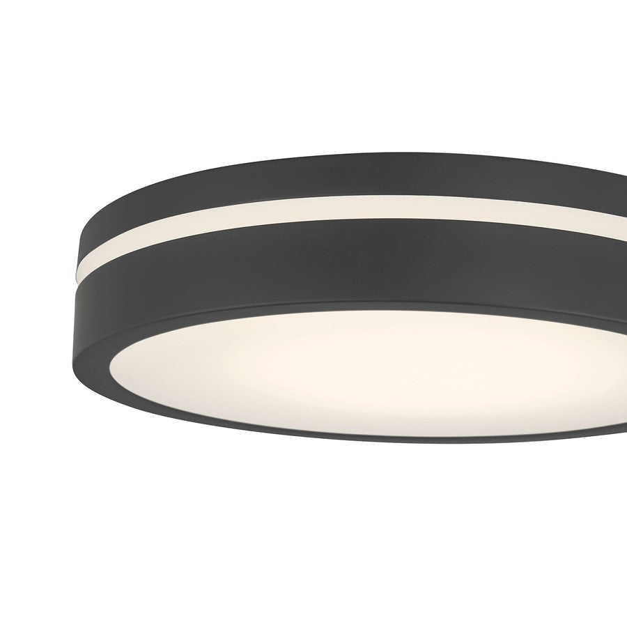 Millennium Lighting Soltra Light Flush Mount, Matte Black