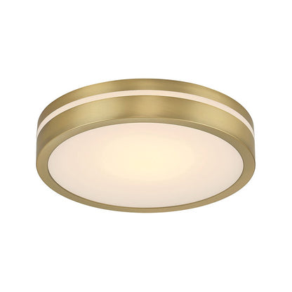 Millennium Lighting Soltra Light Flush Mount, Vintage Brass - 401001-VB
