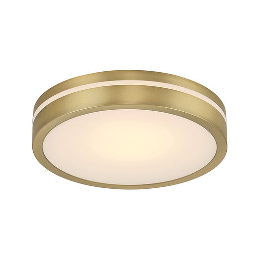 Millennium Lighting Soltra Light Flush Mount, Vintage Brass - 401001-VB