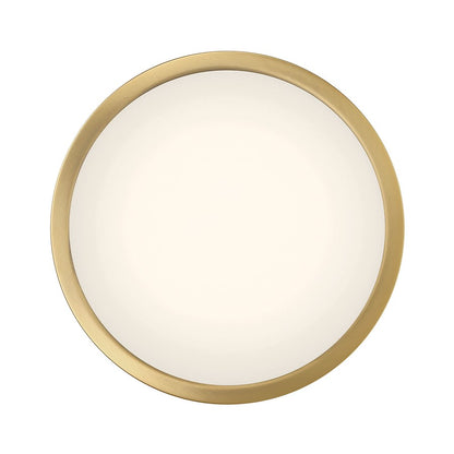 Millennium Lighting Soltra Light Flush Mount, Vintage Brass
