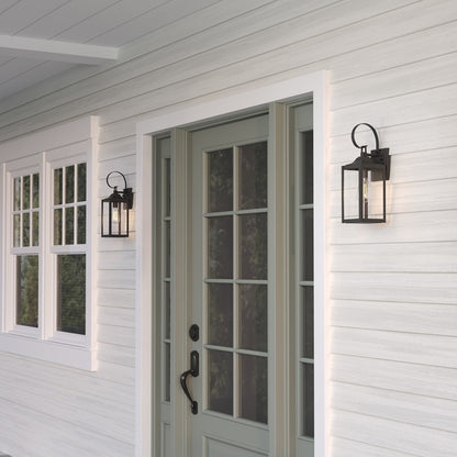 Millennium Lighting Halston 1Lt 17" Outdoor Wall Sconce, Black