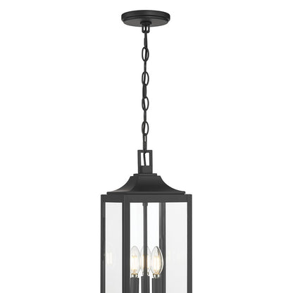 Millennium Lighting Halston 3Lt Outdoor Pendant, Coated Black