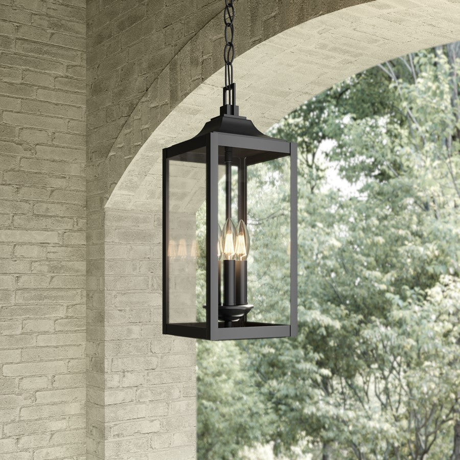 Millennium Lighting Halston 3Lt Outdoor Pendant, Coated Black