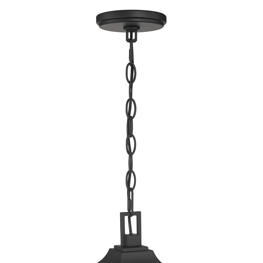 Millennium Lighting Halston 3Lt Outdoor Pendant, Coated Black