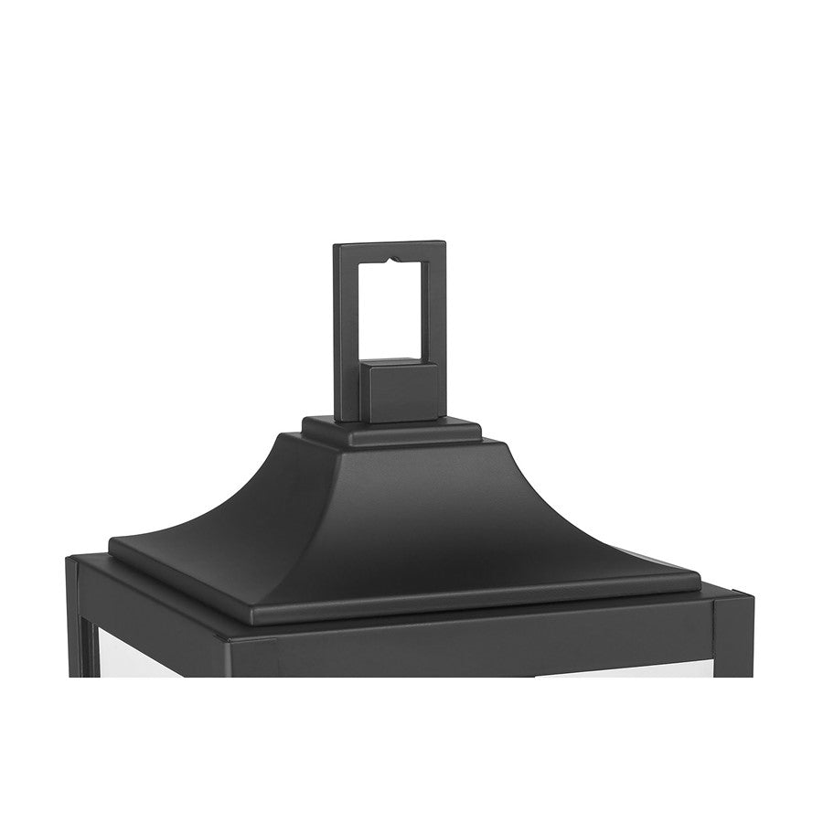 Millennium Lighting Halston 3Lt Outdoor Post Light, Coated Black