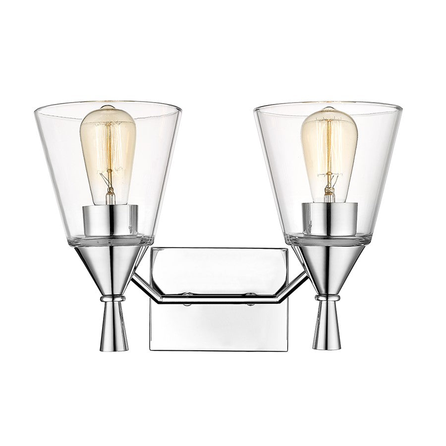 Millennium Lighting Artini 2Lt Vanity, Chrome - 410002-CH