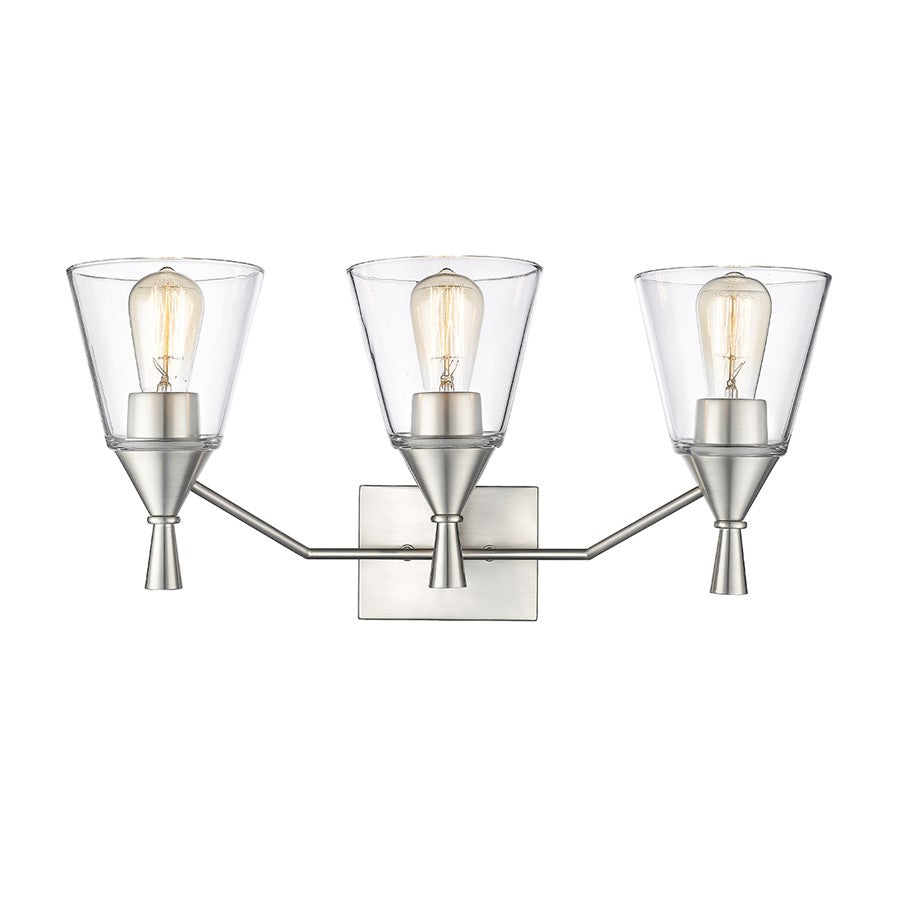 Millennium Lighting Artini 3Lt Vanity, Brushed Nickel - 410003-BN