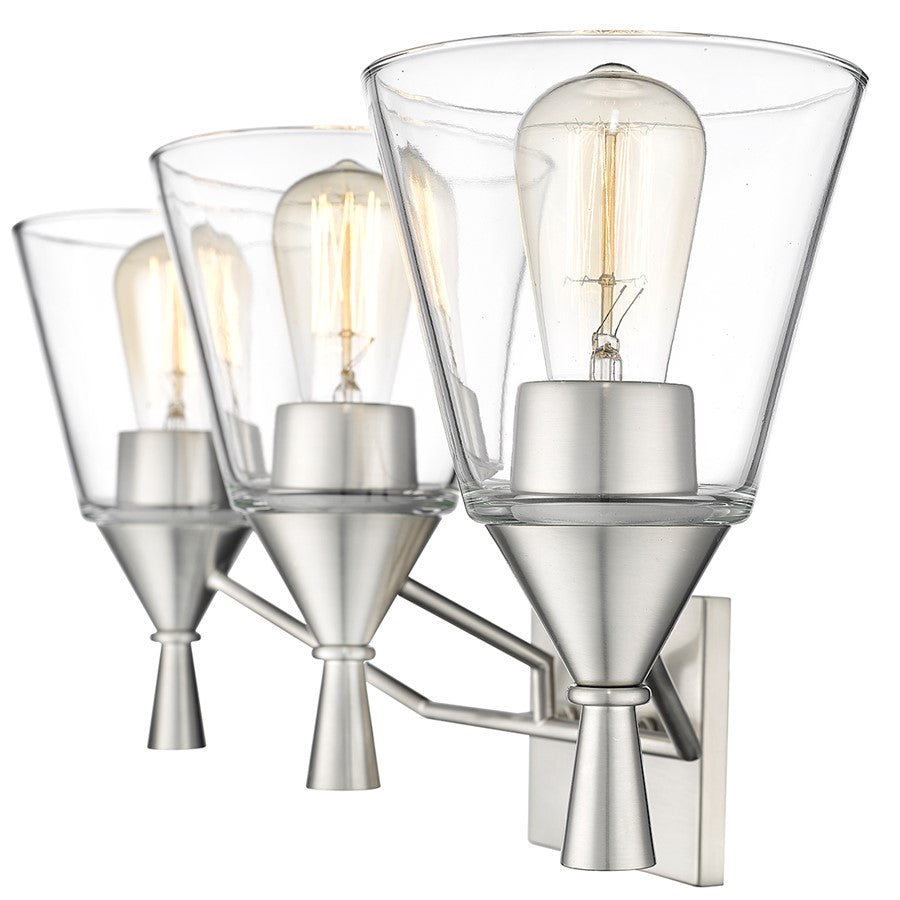 Millennium Lighting Artini 3Lt Vanity, Brushed Nickel