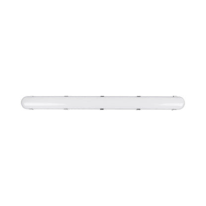 RP Lighting Linear 4' Vapor Tight LED Light/EM, Gray/White