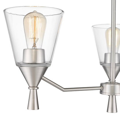 Millennium Lighting Artini 3Lt Chandelier, Brushed Nickel