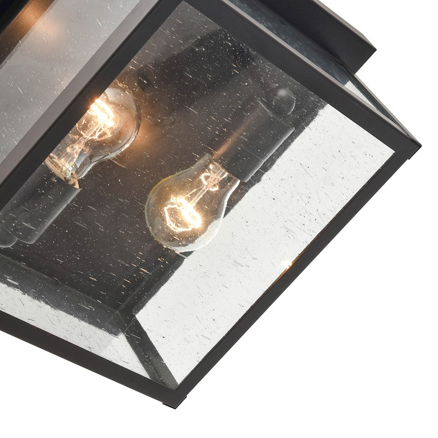 Millennium Evanton 2 Light 5.25" Outdoor Hanging Lantern, Clear