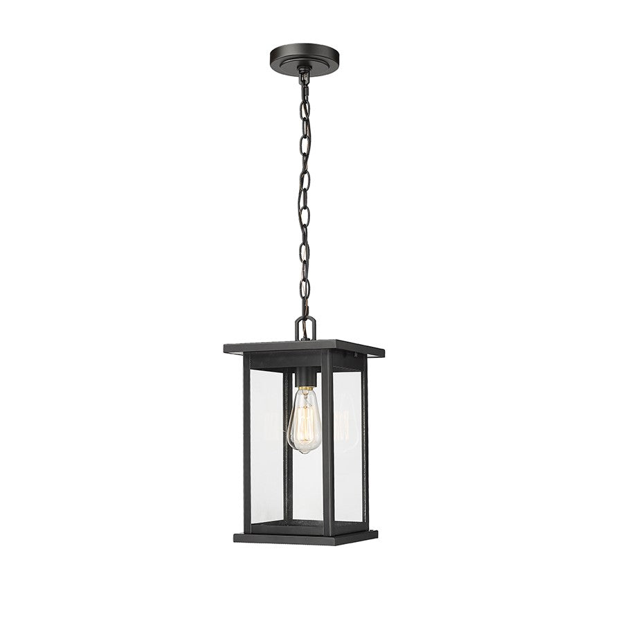 Millennium Lighting Bowton 1Lt Outdoor Pendant, Powder Coated Black - 4123-PBK