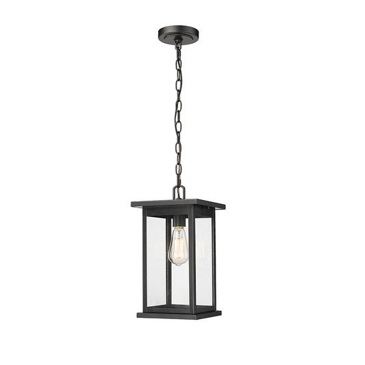 Millennium Lighting Bowton 1Lt Outdoor Pendant, Powder Coated Black - 4123-PBK
