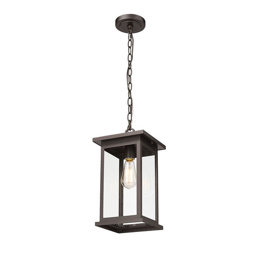 Millennium Lighting Bowton 1Lt Outdoor Hanging Lantern, Bronze - 4123-PBZ