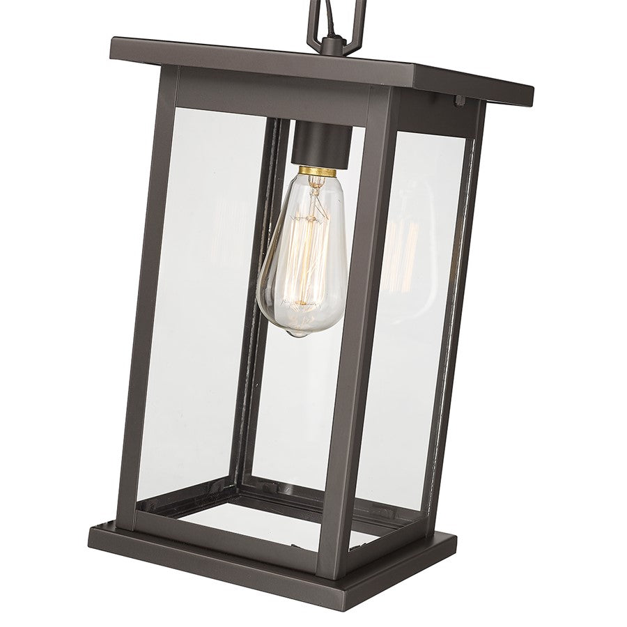 Millennium Lighting Bowton 1Lt Outdoor Hanging Lantern, Bronze