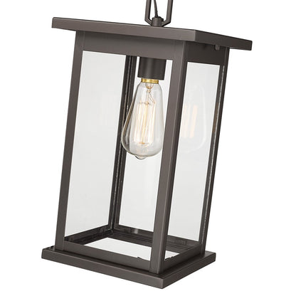 Millennium Lighting Bowton 1Lt Outdoor Hanging Lantern, Bronze