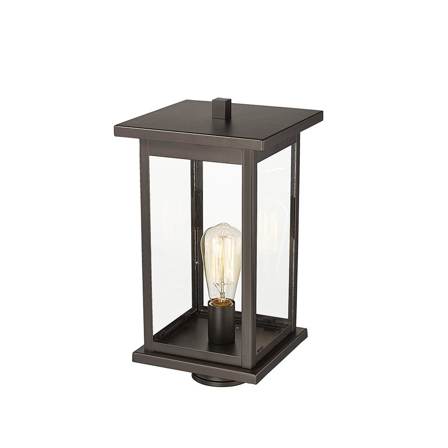 Millennium Lighting Bowton 1Lt Outdoor Post Lantern, Bronze - 4124-PBZ