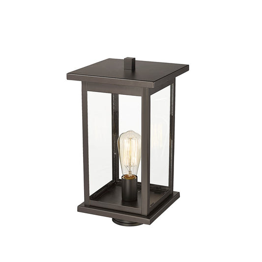 Millennium Lighting Bowton 1Lt Outdoor Post Lantern, Bronze - 4124-PBZ