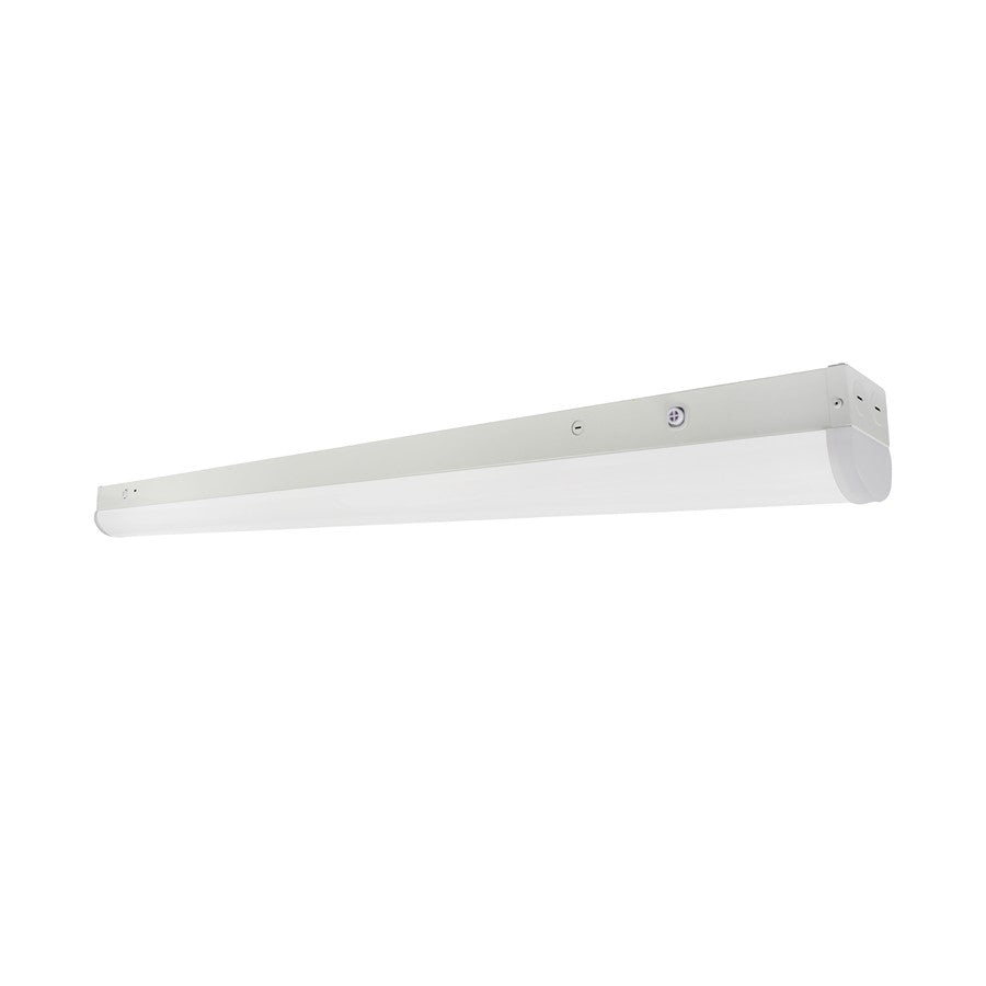 RP Lighting Linear 4' Strip LED Light, White/MS/EM - 4126WH-3W3CCT-MS-EM