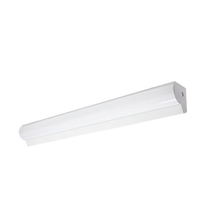 RP Lighting Linear 4' Stairwell LED Light, White/EM - 4127WH-3W3CCT-EM