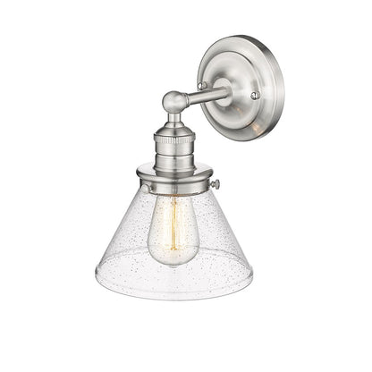 Millennium Lighting Eyden 1 Light Wall Sconce, Brushed Nickel
