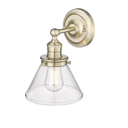 Millennium Lighting Eyden 1 Light Wall Sconce, Modern Gold - 4141-MG