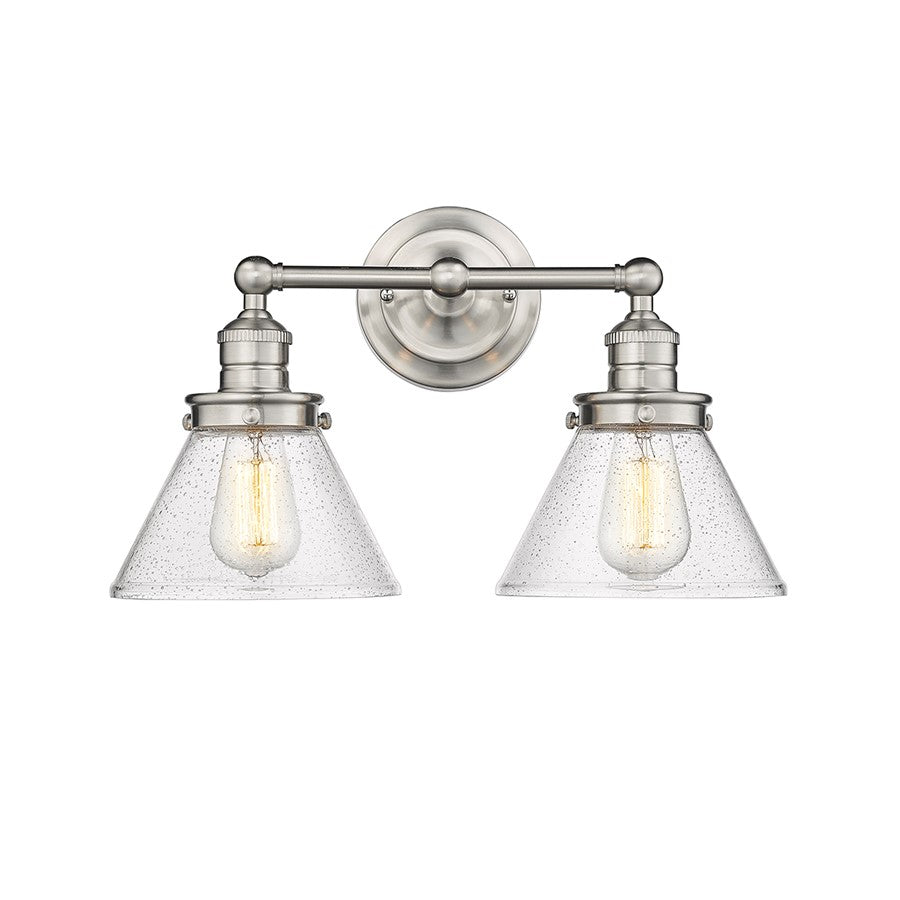 Millennium Lighting Eyden 2Lt Vanity, Brushed Nickel - 4142-BN