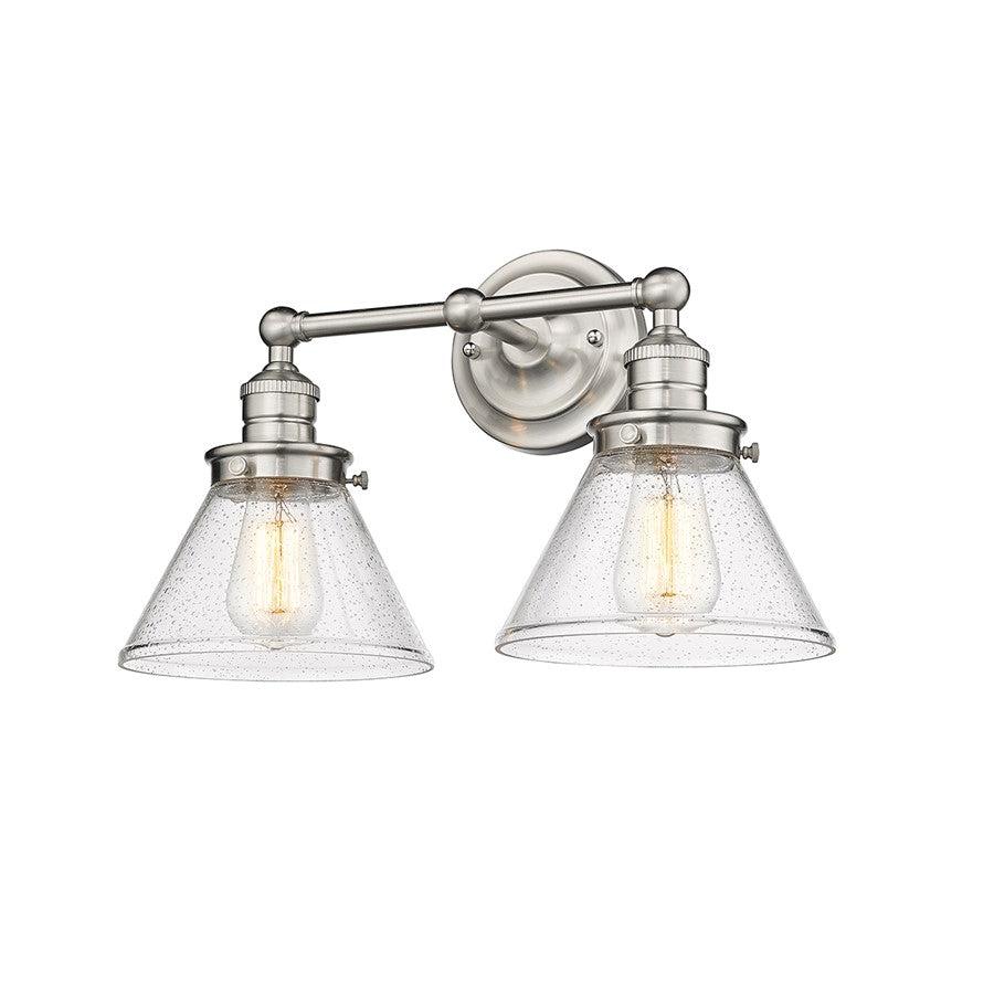 Millennium Lighting Eyden 2Lt Vanity, Brushed Nickel