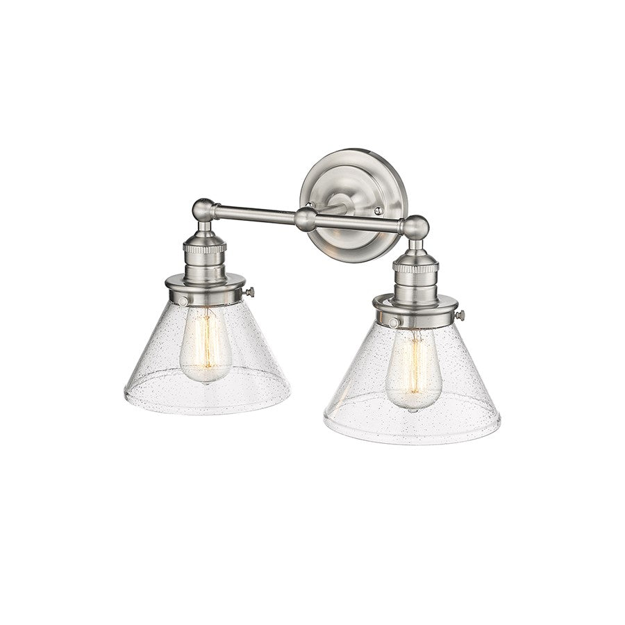 Millennium Lighting Eyden 2Lt Vanity, Brushed Nickel