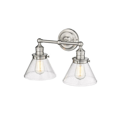 Millennium Lighting Eyden 2Lt Vanity, Brushed Nickel