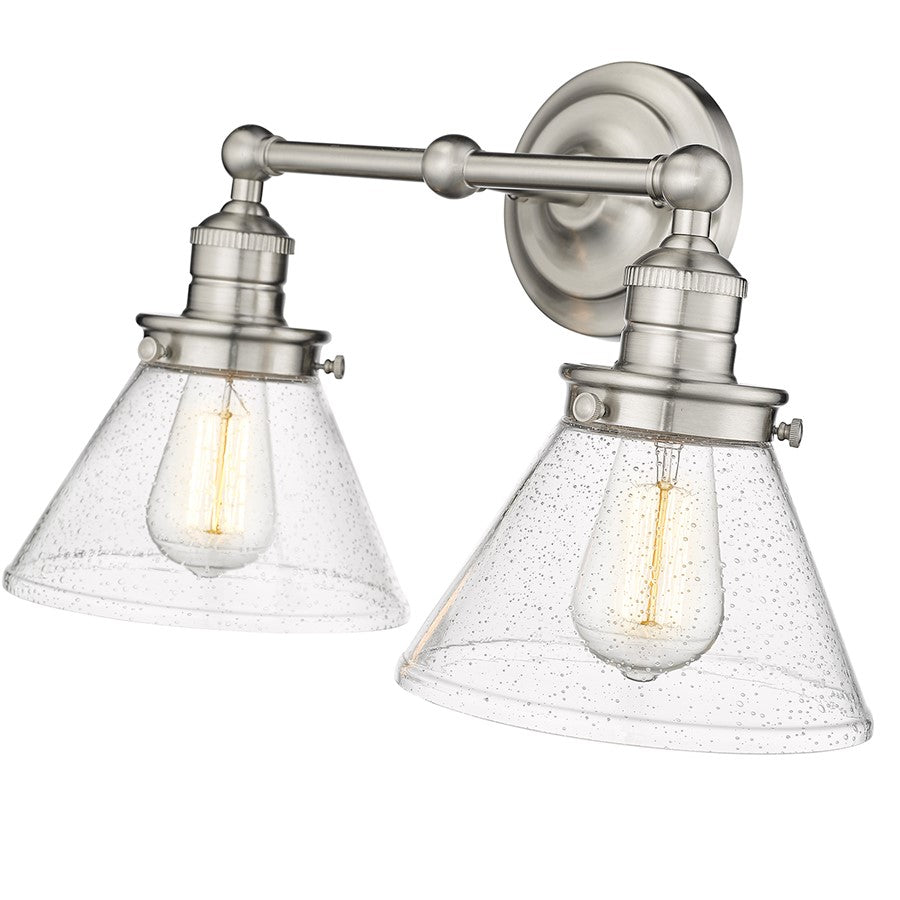 Millennium Lighting Eyden 2Lt Vanity, Brushed Nickel