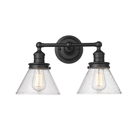 Millennium Lighting Eyden 2Lt Vanity, Black - 4142-MB