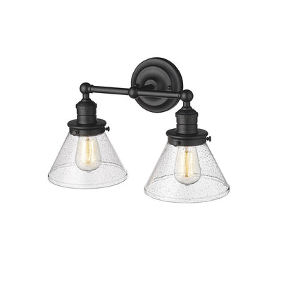 Millennium Lighting Eyden 2Lt Vanity, Black