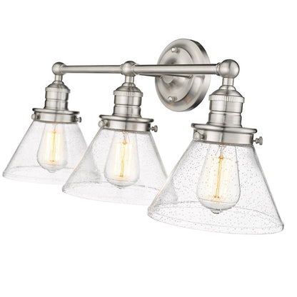 Millennium Lighting Eyden 3Lt Vanity, Brushed Nickel