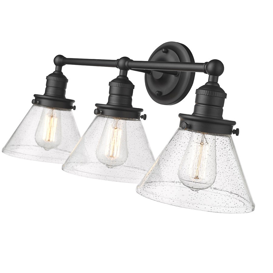 Millennium Lighting Eyden 3Lt Vanity, Black