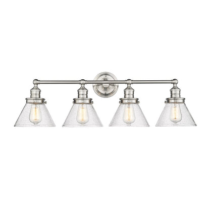 Millennium Lighting Eyden 4Lt Vanity, Brushed Nickel - 4144-BN