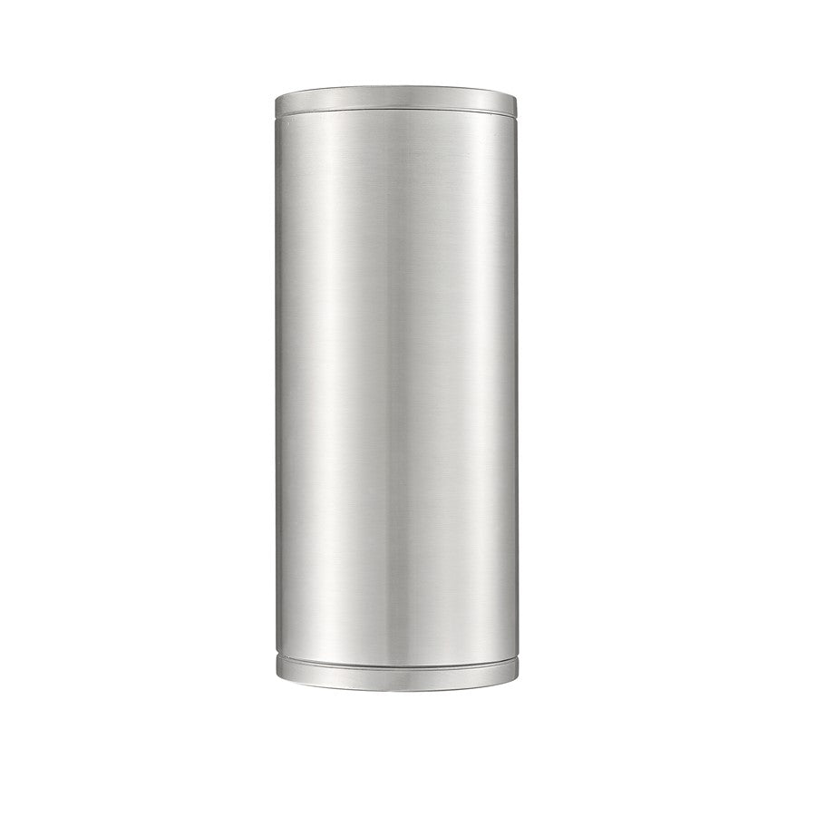 Millennium Vegas 1Lt 11" Outdoor Wall Sconce, Aluminum/Frosted - 42001-AL