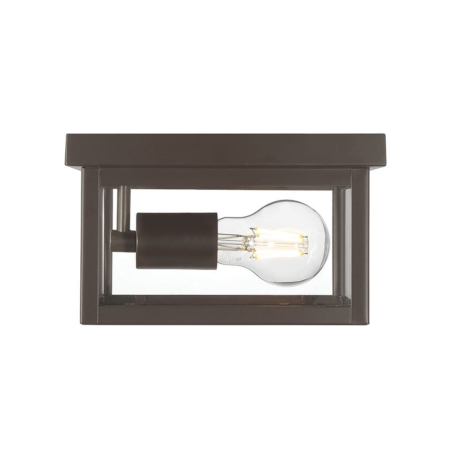 Millennium Lighting Evanton 1Lt Outdoor Flush Mount, Bronze