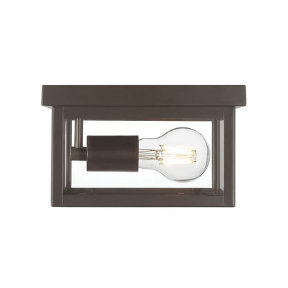 Millennium Lighting Evanton 1Lt Outdoor Flush Mount, Bronze