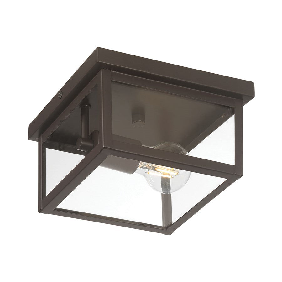 Millennium Lighting Evanton 1Lt Outdoor Flush Mount, Bronze