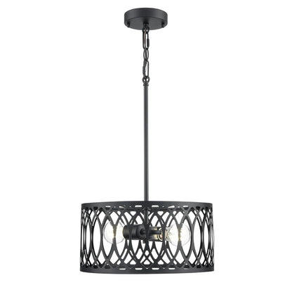 Millennium Lighting Arelyn 2Lt 13" Pendant, Black