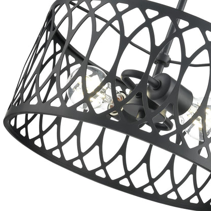 Millennium Lighting Arelyn 2Lt 13" Pendant, Black