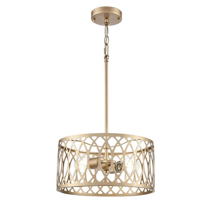 Millennium Lighting Arelyn 2Lt 13" Pendant, Painted Modern Gold - 42102-PMG