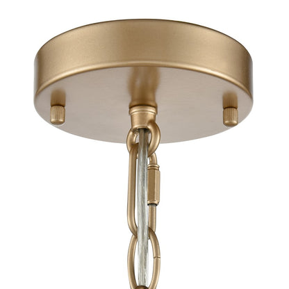 Millennium Lighting Arelyn 6Lt 23" Pendant, Painted Modern Gold